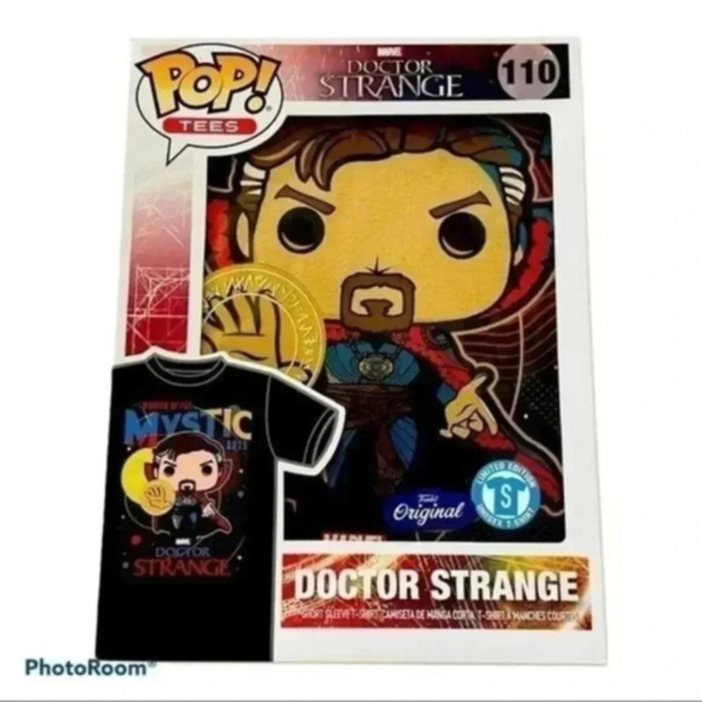 Funko Pop Marvel Doctor Strange tee black …